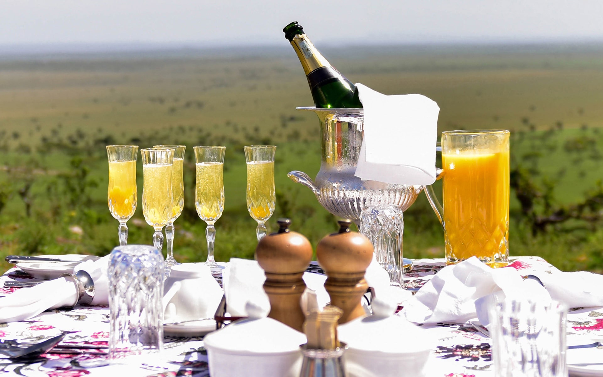 Bush Breakfast on a luxury African safari