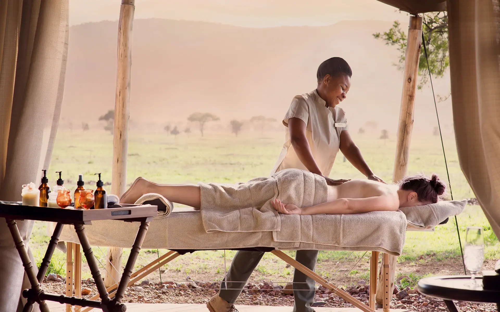 Wellness treatments in Serengeti.