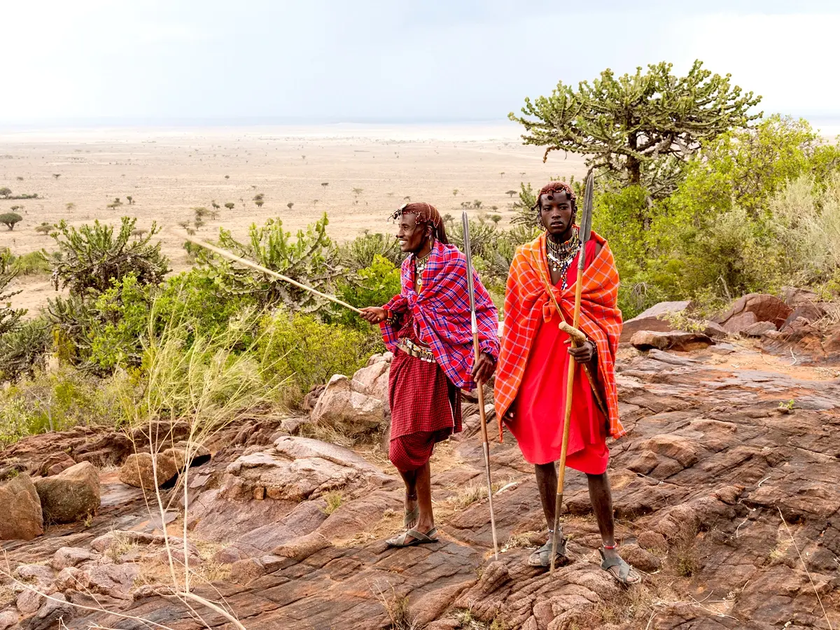 The Maasai Tribe of the Serengeti.