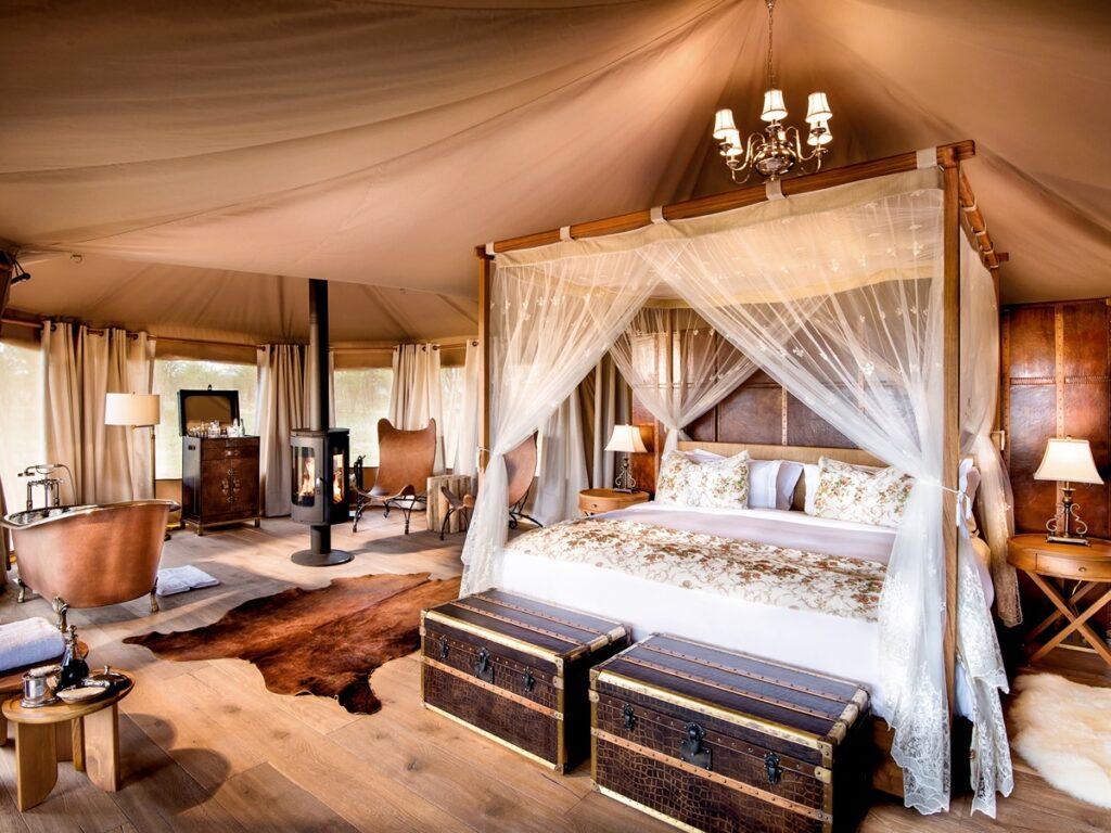 Luxury accommodation at One Nature Nyaruswiga for a Romantic Getaway to the Serengeti.
